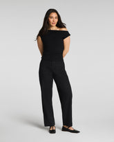 SPANXsupersmooth™ Stretch Twill Utility Barrel Leg Pant with Patch Pockets