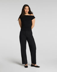 SPANXsupersmooth™ Stretch Twill Utility Barrel Leg Pant with Patch Pockets