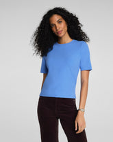 SPANX® Ribbed Knit Crewneck Tee | Aster