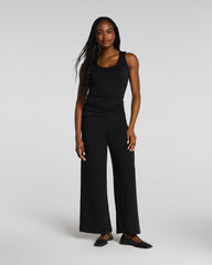SPANX AirEssentials® Draped Sleeveless Jumpsuit | Very Black