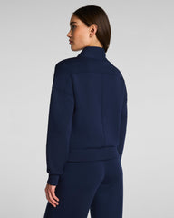 SPANX AirEssentials® Shawl Collar Half Zip | Timeless Navy
