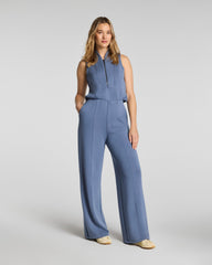SPANX AirEssentials® Shawl Collar Half Zip Jumpsuit | Rain