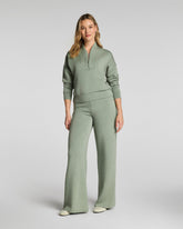 SPANX AirEssentials® Wide Leg Pant | Sage Brush Heather