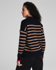 La Ligne Marin Sweater | Black/Camel