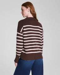La Ligne Marin Sweater | Chocolate/Blush