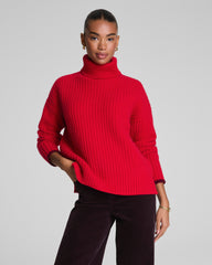 La Ligne Turtleneck | SPANX® Red