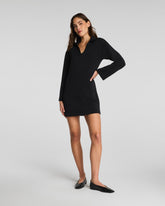 SPANX AirEssentials® Polo Long Sleeve Dress | Very Black