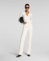 SPANXsupersmooth™ Stretch Twill Easy Flare Pant | Ivory
