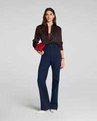 SPANXsupersmooth™ Stretch Twill Easy Flare Pant | Timeless Navy