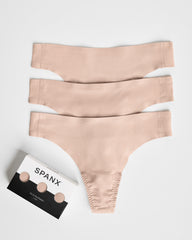 SPANXsmooth™ Fit-To-You Thong 3-Pack Box