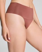 SPANXsupersmooth™ Undie-tectable® Supima® Cotton Thong | Rose Smoke