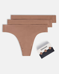 SPANXsmooth™ Fit-To-You Supima® Cotton Thong 3-Pack Box