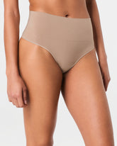 SPANXshape™ ExtraOrdinary Supima® Cotton Thong | Toasted Oatmeal