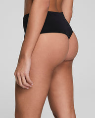 SPANXshape™ ExtraOrdinary Supima® Cotton Thong | Very Black