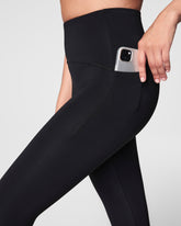 SPANXshape™ Booty Boost® Side Pocket Leggings | Very Black