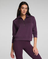 SPANX AirEssentials® Half Zip | Blackberry