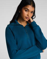 SPANX AirEssentials® Half Zip | Deep Cove