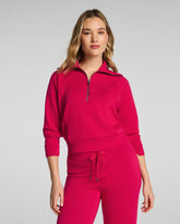 SPANX AirEssentials® Half Zip | Fuchsia