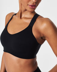 SPANX® BoostUp Medium Impact Sports Bra | Very Black