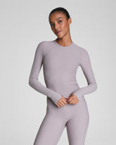 SPANX® OnForm Long Sleeve Top | Coastal Fog
