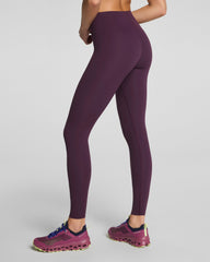 SPANXshape™ BodyLine Full-Length Leggings with Mid-Tummy Compression | Blackberry