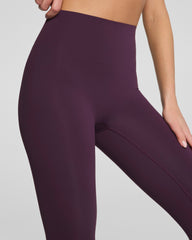 SPANXshape™ BodyLine Full-Length Leggings with Mid-Tummy Compression | Blackberry