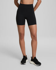 SPANXshape™ BodyLine Bike Short with Mid-Tummy Compression, 6" | Very Black