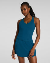 SPANX® BoostUp V-Neck Shelf Tank | Deep Cove