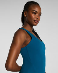 SPANX® BoostUp V-Neck Shelf Tank | Deep Cove