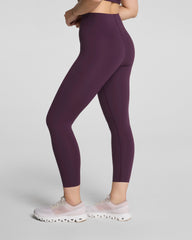 SPANXshape™ BodyLine 7/8 Leggings with Mid-Tummy Compression | Blackberry