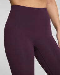 SPANXshape™ BodyLine 7/8 Leggings with Mid-Tummy Compression | Blackberry