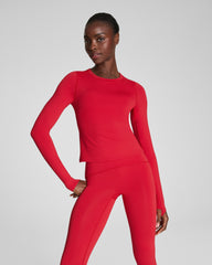 SPANXshape™ Get Moving Long Sleeve Top with SecretSweat Tech
