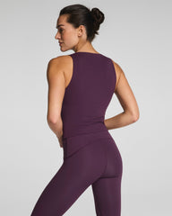 SPANX® BoostUp Square Neck Shelf Tank | Blackberry