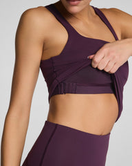SPANX® BoostUp Square Neck Shelf Tank | Blackberry
