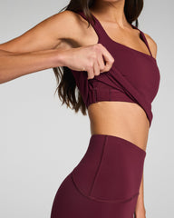 SPANX® BoostUp Square Neck Shelf Tank | Cassis