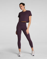 SPANX® BoostUp Cropped Tee | Blackberry