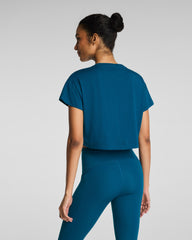 SPANX® BoostUp Cropped Tee | Deep Cove