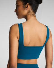 SPANX® BoostUp Cropped Square Neck Shelf Tank | Deep Cove