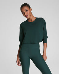 SPANX® Outpace Cropped Long Sleeve Top | Meridian