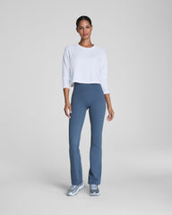 SPANX® Outpace Cropped Long Sleeve Top | Vivid White
