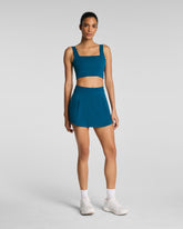 SPANXshape™ BoostUp Pleated Skort, 14" | Deep Cove
