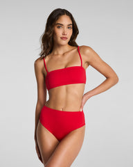 SPANXsmooth™ Swim Bandeau Bikini Top | SPANX® Red