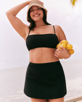 SPANXsmooth™ Swim Bandeau Bikini Top | Very Black