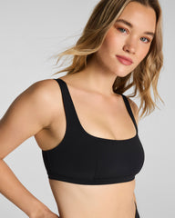 SPANXshape™ Swim Scoop Neck Bikini Top | Very Black