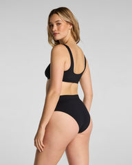 SPANXshape™ Swim Scoop Neck Bikini Top | Very Black