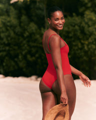 SPANXshape™ Swim Bandeau One Piece | SPANX® Red