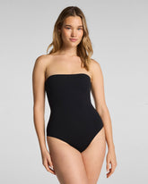 SPANXshape™ Swim Bandeau One Piece | Very Black