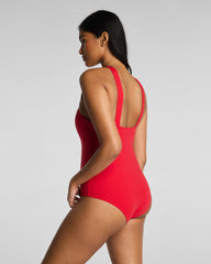 SPANXsculpt™ Swim High-Neck One Piece | SPANX® Red