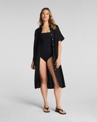 SPANX® Beach Midi Dress | Very Black