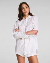 SPANX® Beach Button Down | Vivid White